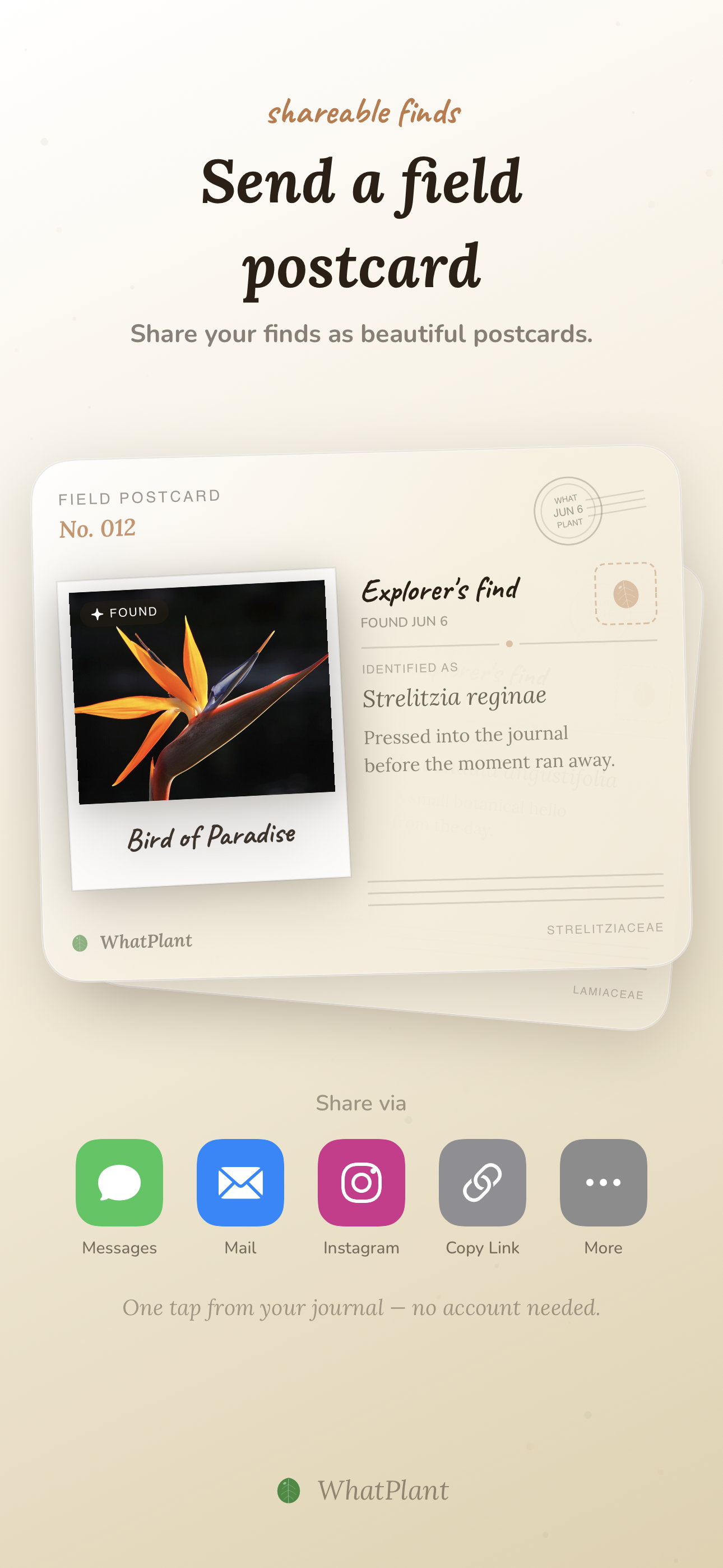Share postcards
